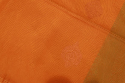 Silk Cotton  Saree  Yellow With  Ramar Green Collour - Vaishali Silks