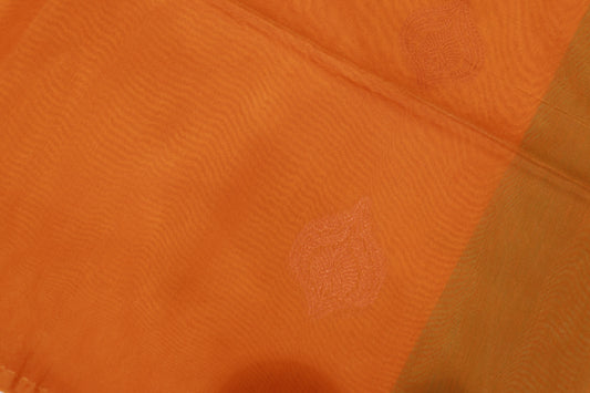 Silk Cotton  Saree  Yellow With  Ramar Green Collour - Vaishali Silks