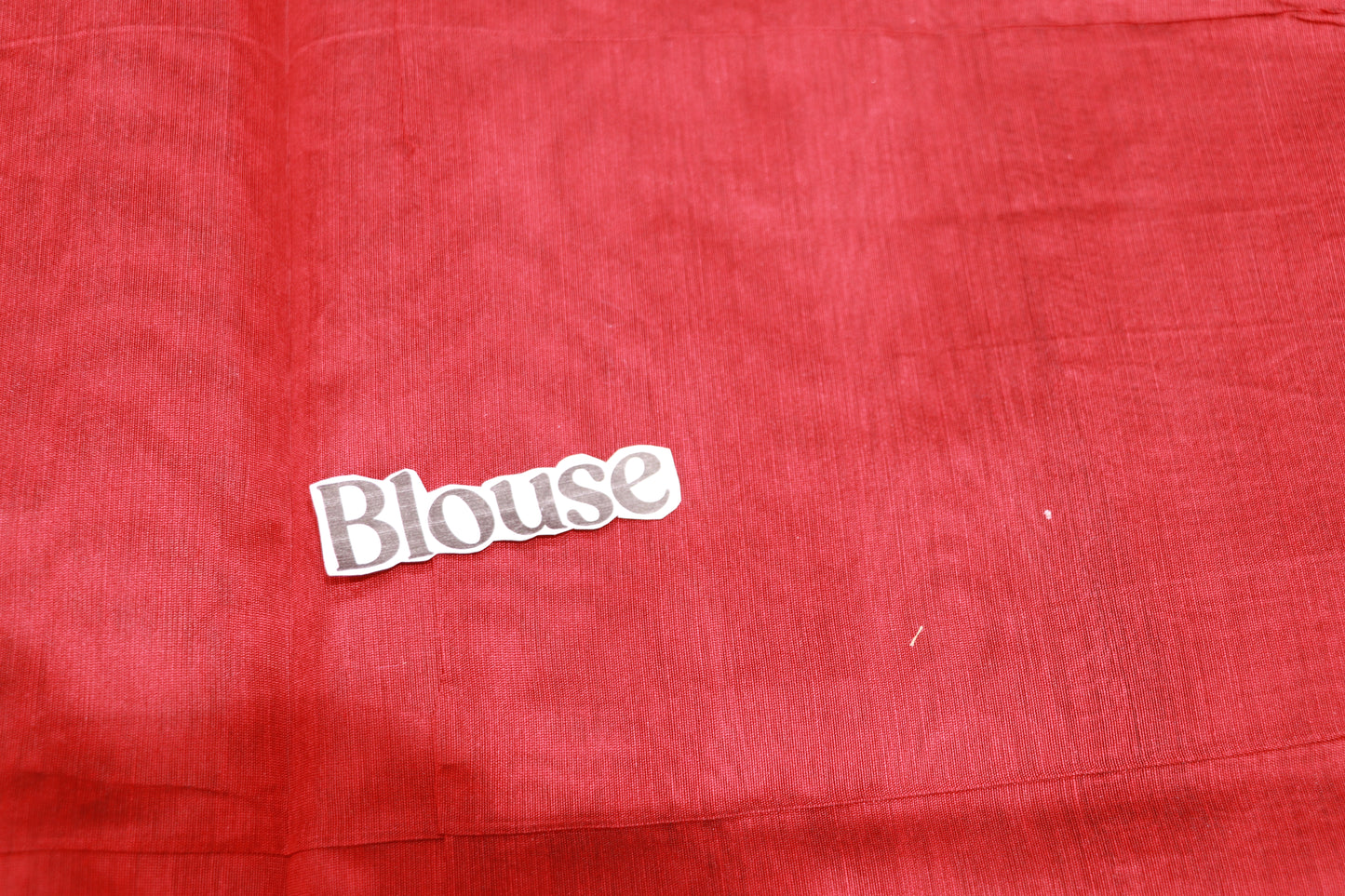 Silk  Cotton  Saree Red Colour - Vaishali Silks