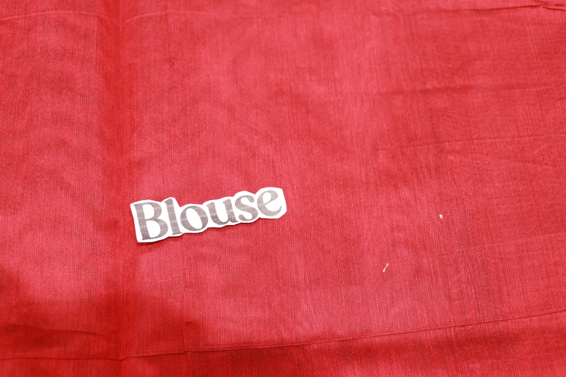 Silk  Cotton  Saree Red Colour - Vaishali Silks
