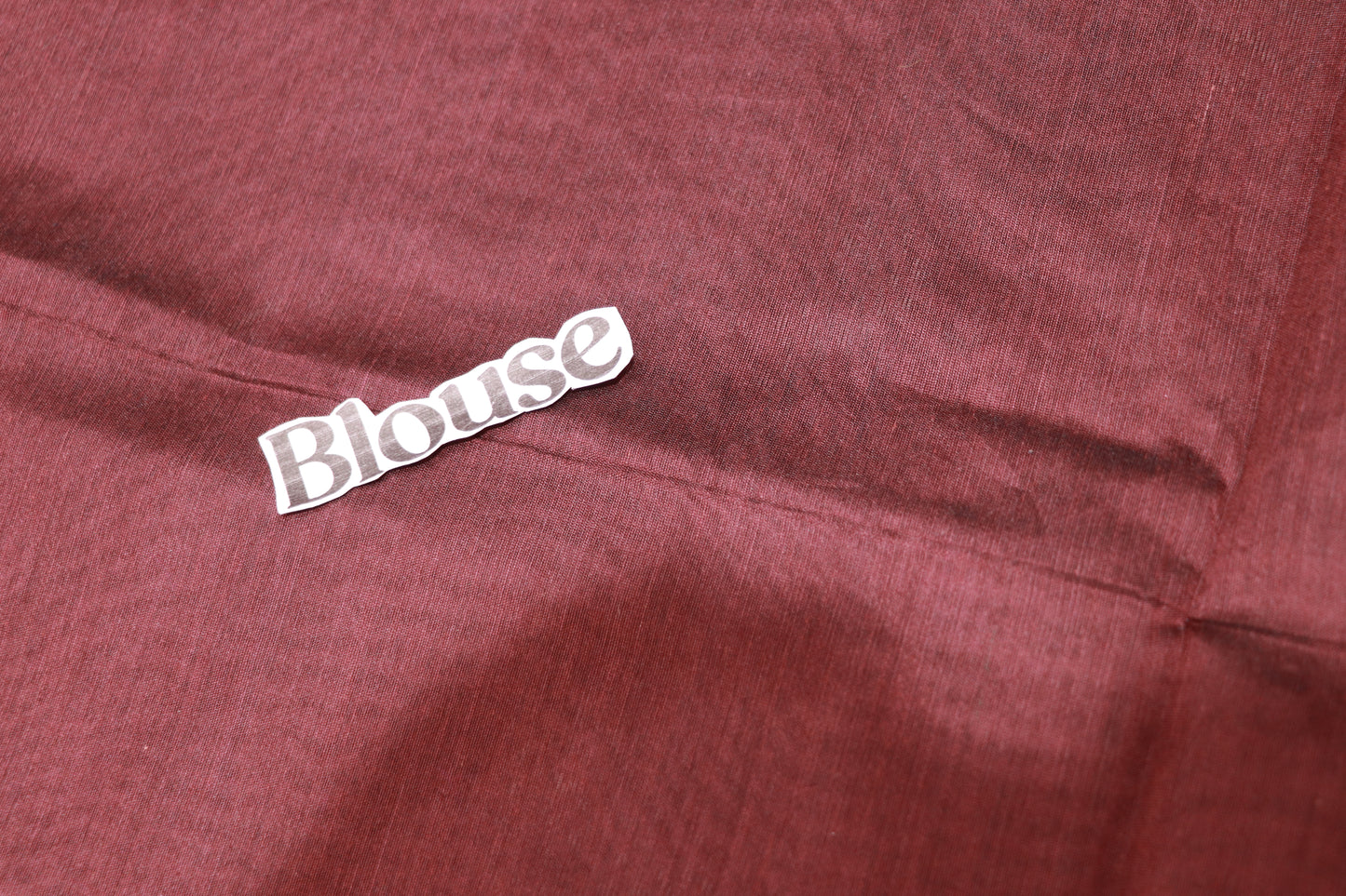Silk Cotton Saree  brown Colour