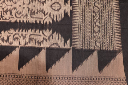 Silk Cotton  Saree  Black Colour