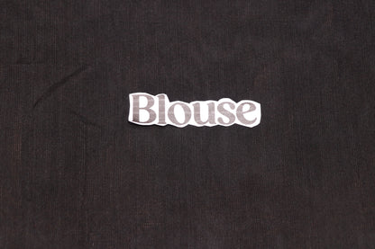 Silk Cotton  Saree  Black Colour