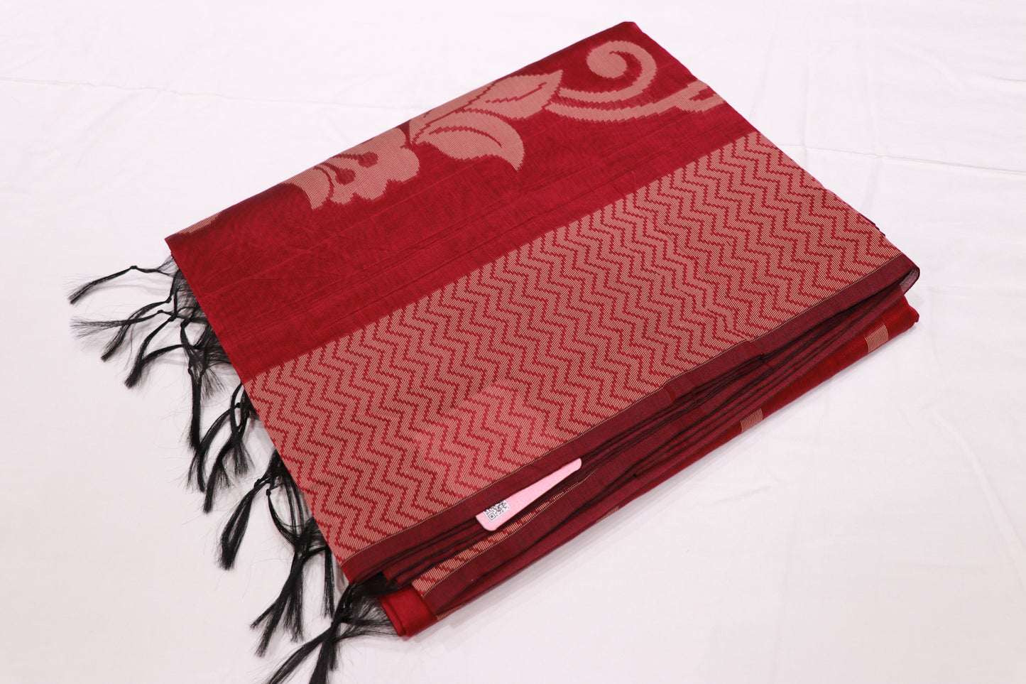 Silk  Cotton  Saree  Pink  Colour - Vaishali Silks
