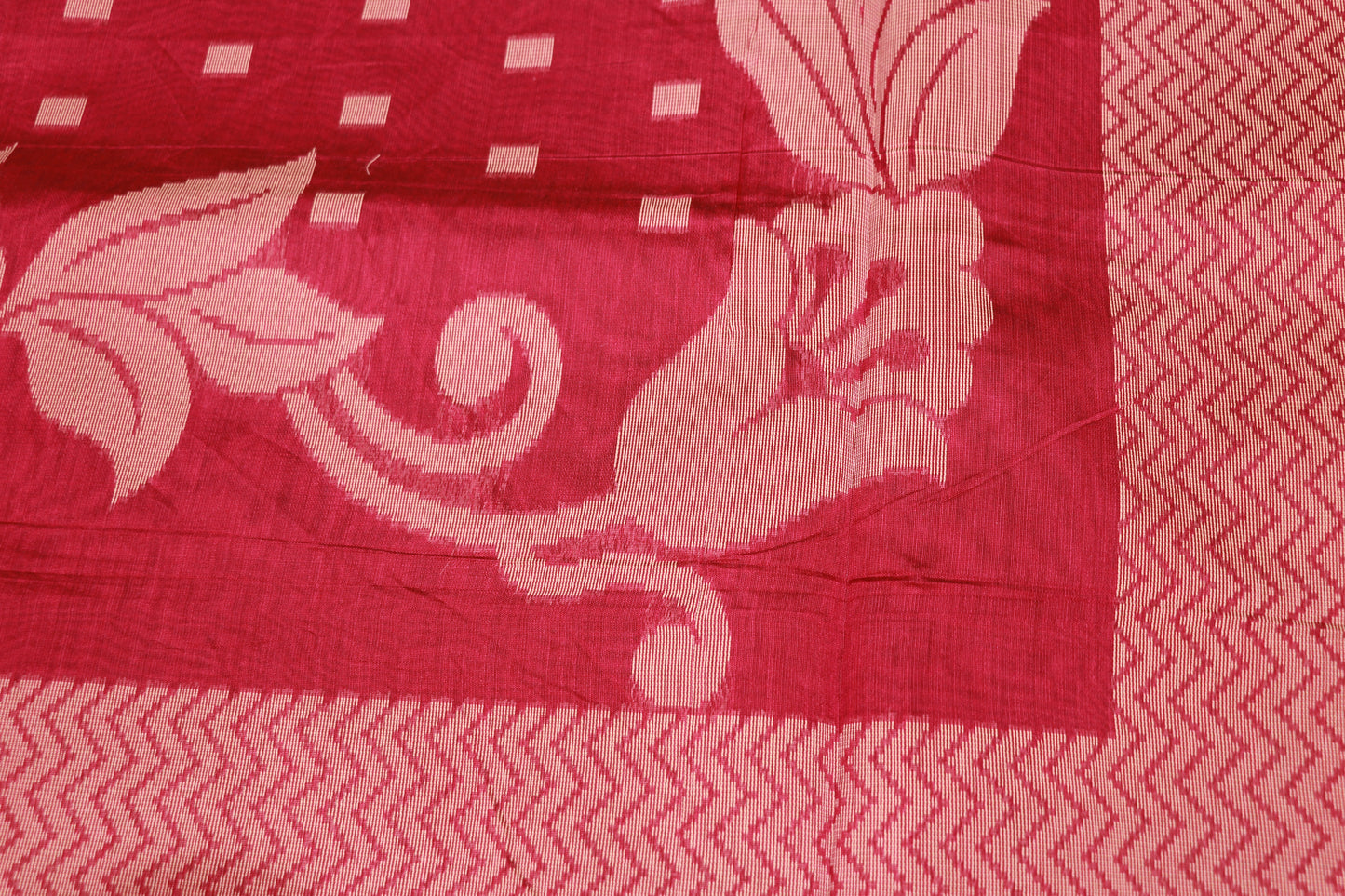 Silk  Cotton  Saree  Pink  Colour - Vaishali Silks