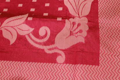 Silk  Cotton  Saree  Pink  Colour - Vaishali Silks