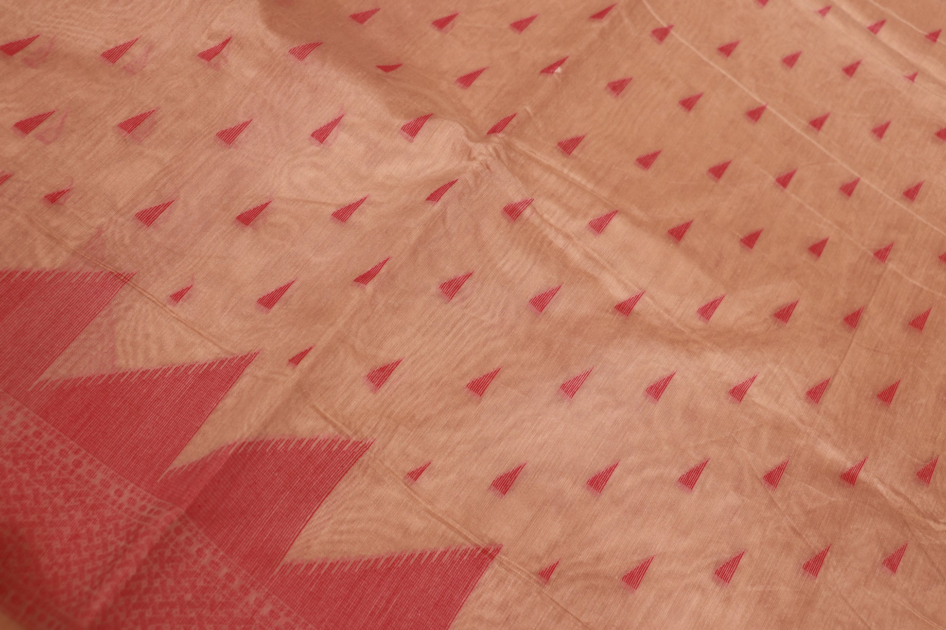 Silk cotton Saree  sandel Colour - Vaishali Silks