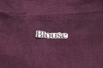 Silk  cotton Saree Dark violet Colour - Vaishali Silks