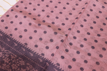 silk Cotton Saree Pink Colour - Vaishali Silks
