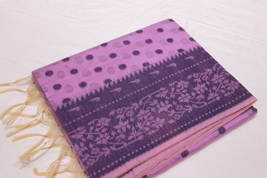 Silk  Cotton Saree Baby  PInk  Colour - Vaishali Silks