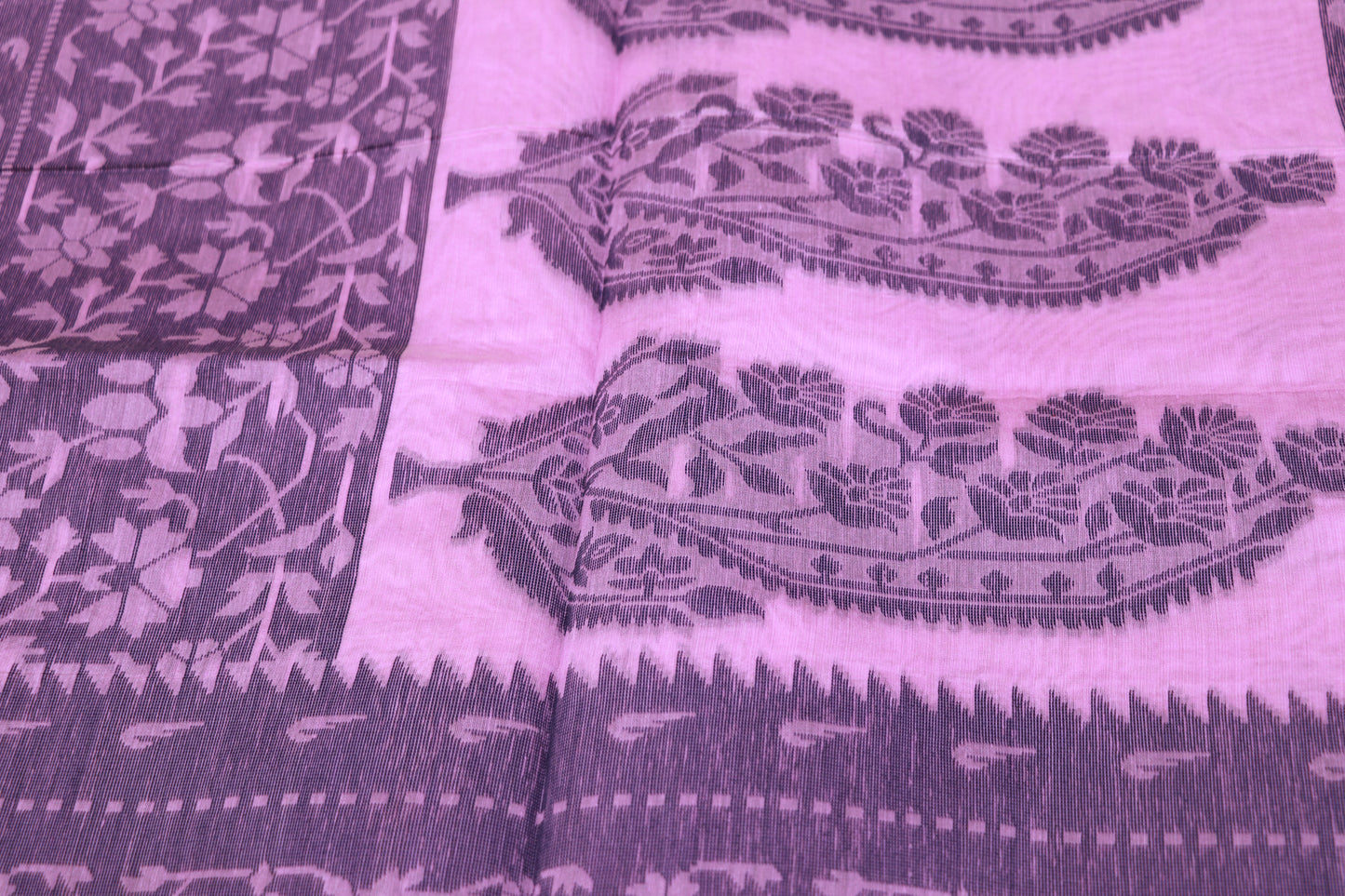 Silk  Cotton Saree Baby  PInk  Colour - Vaishali Silks