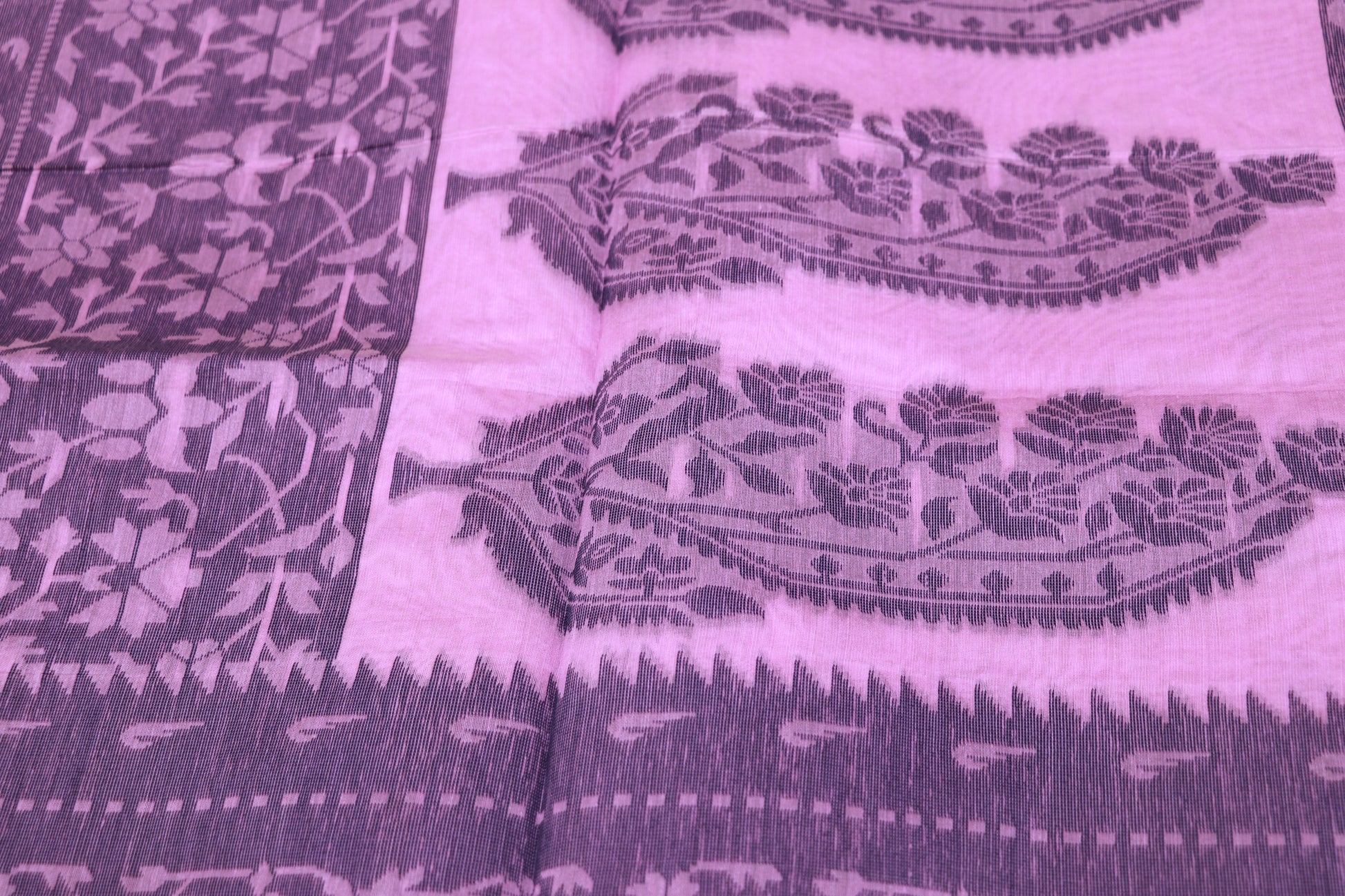 Silk  Cotton Saree Baby  PInk  Colour - Vaishali Silks