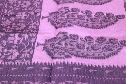 Silk  Cotton Saree Baby  PInk  Colour - Vaishali Silks