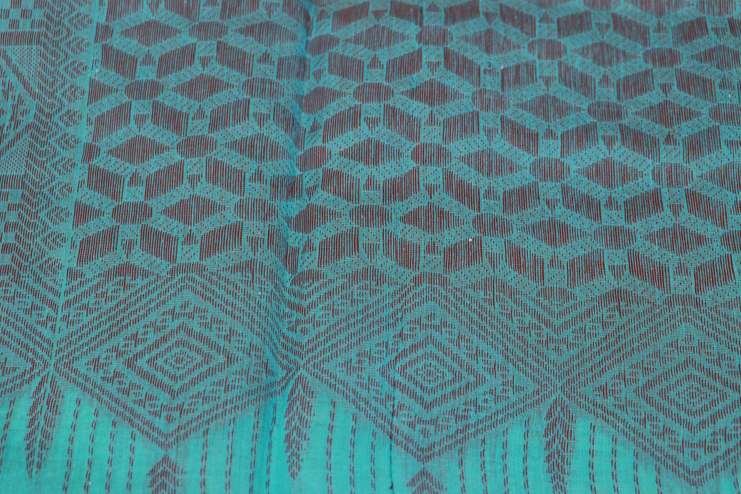 Silk Cotton  Saree Blue Colour - Vaishali Silks