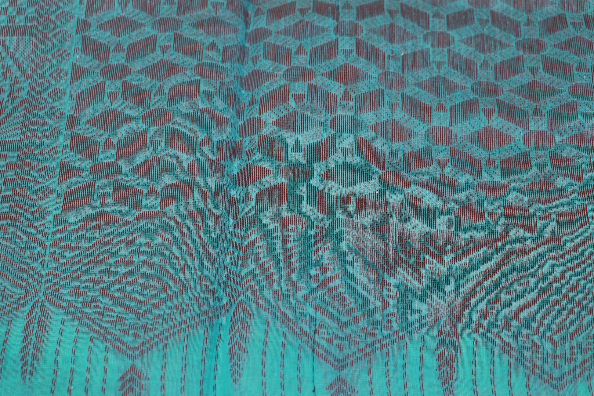 Silk Cotton  Saree Blue Colour - Vaishali Silks