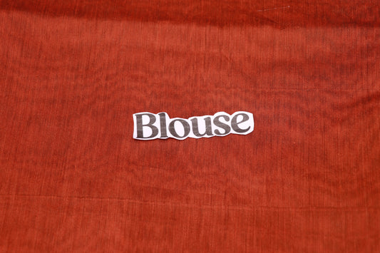 Silk Cotton  Saree Orange  Colour - Vaishali Silks