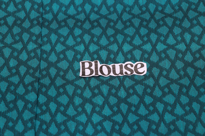 Silk Cotton Saree  Ramar Blue  Colour