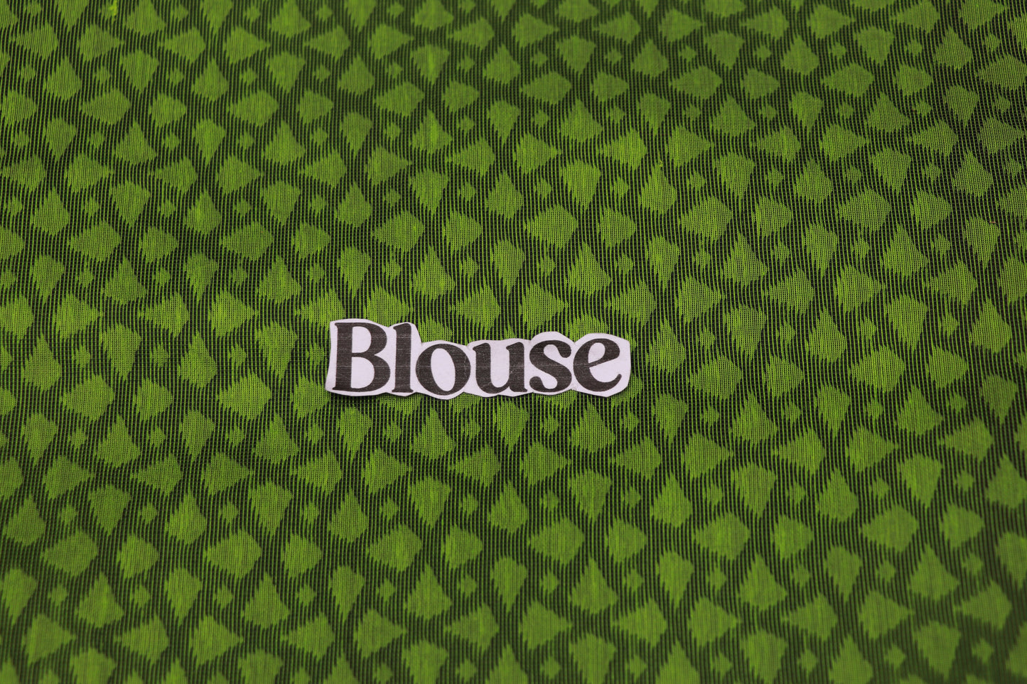 Silk  Cotton Saree Parrot  Green Colour