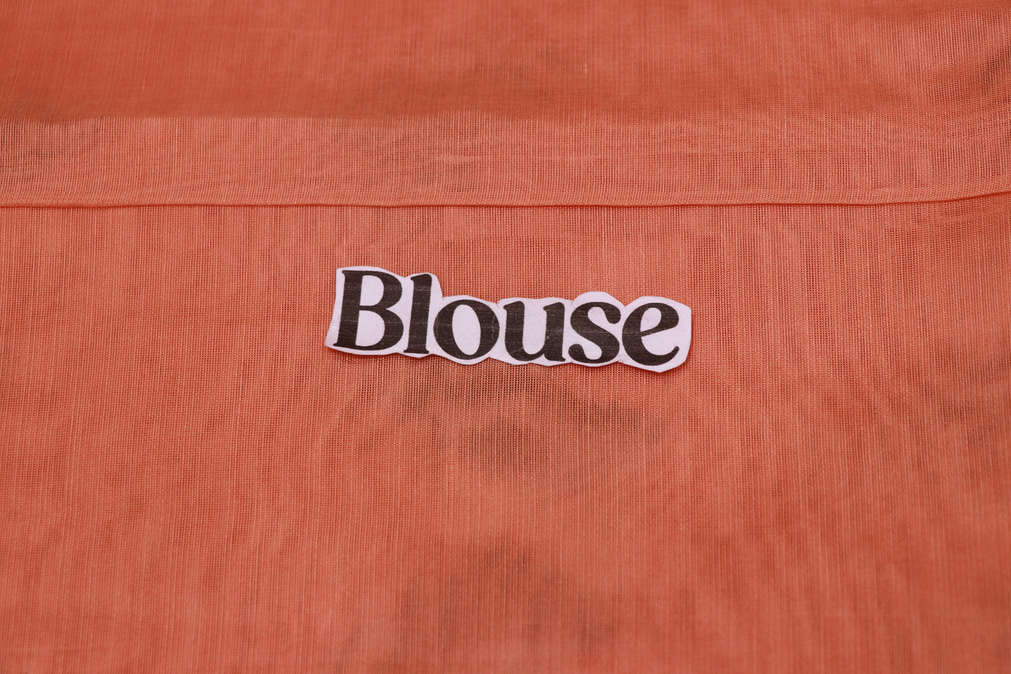 Silk Cotton Saree Peach Colour - Vaishali Silks