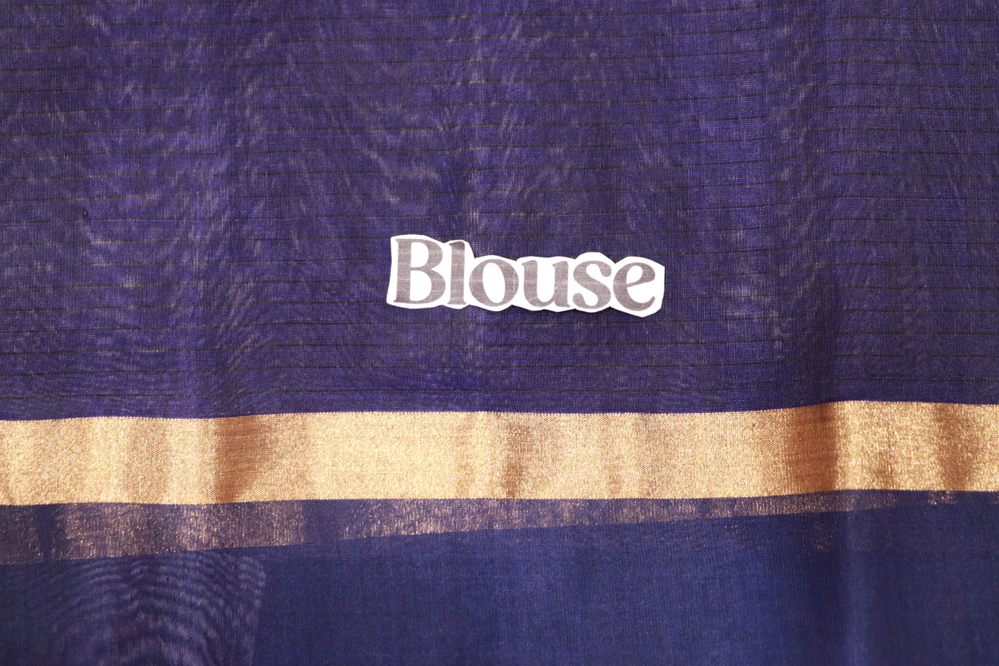 Silk  Cotton  Saree Ash  With Blue Colour