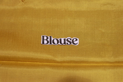 Bnana silk Blue With Mustard Cloure
