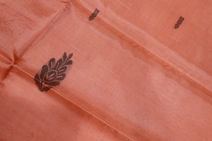 Banana Silk  Blue  With Orange Colour