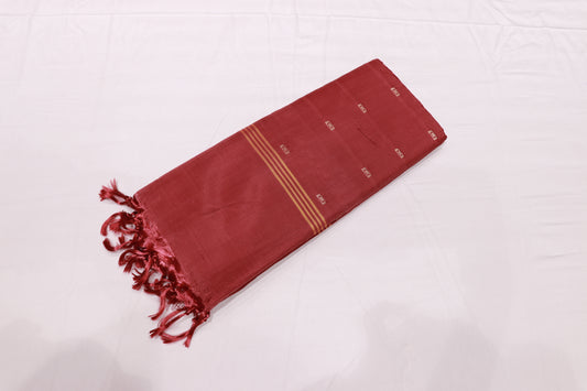 Banana SIlk  Mustard With Red Colour