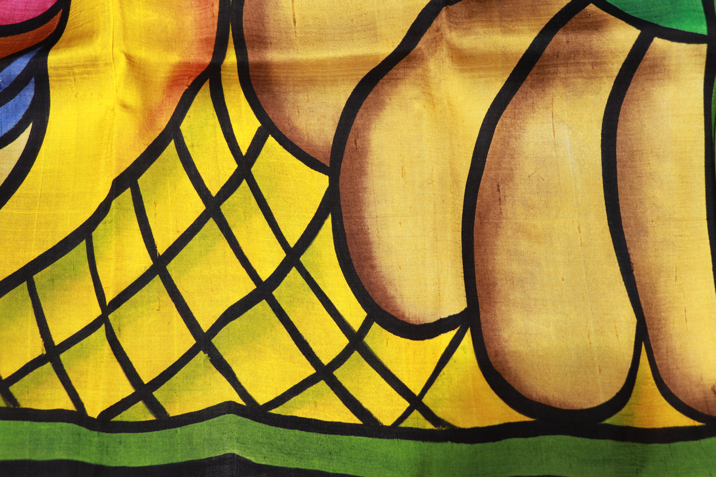 Pure Tussar   Saree Multi Colour