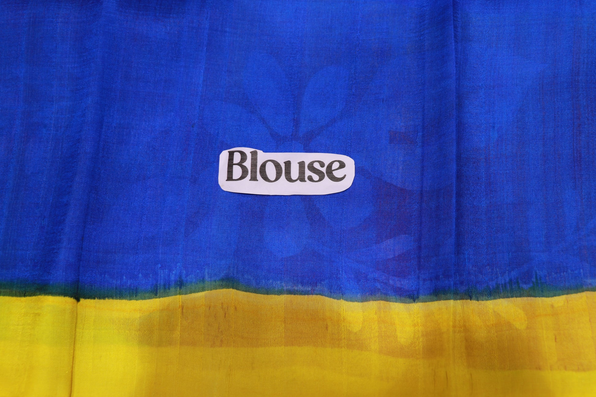Pure Tusser Saree Blue Colour - Vaishali Silks