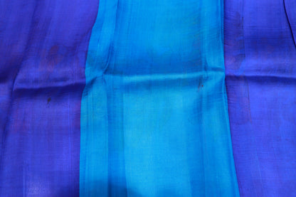 Pure Tusser Saree Dark Blue Colour