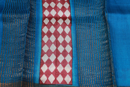 Pure Tusser Saree onion Colour