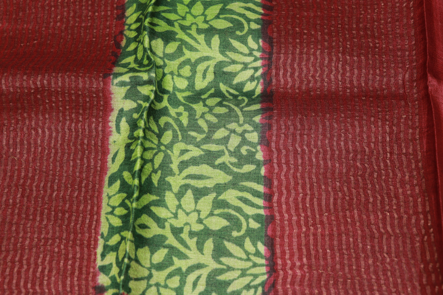 Pure Tusser Green Colour
