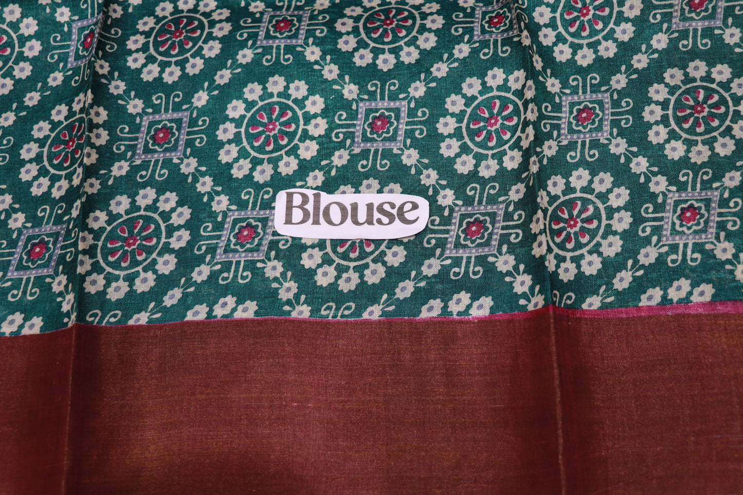 Pure  Tusser Peacock Green