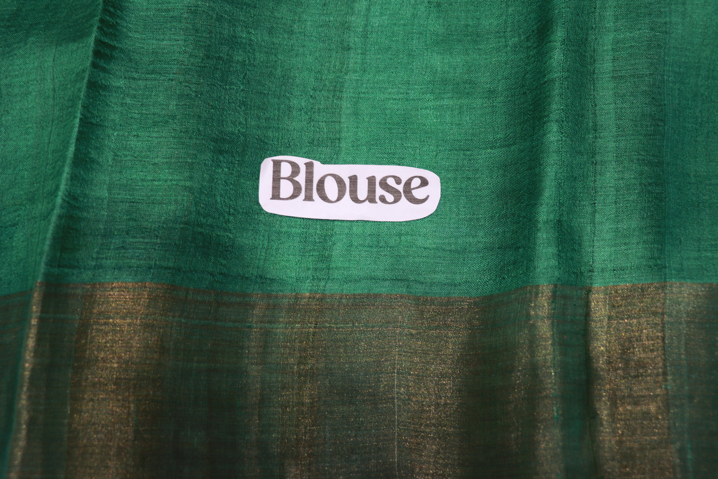 Pure  Tusser Parrot Green  Colour