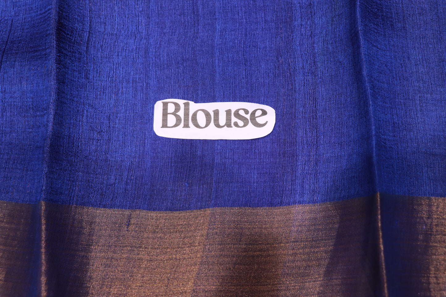 Pure  Tusser Black With  Voilet Colour