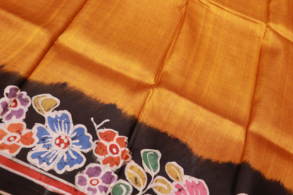 Pure  Tusser Mustard Colour