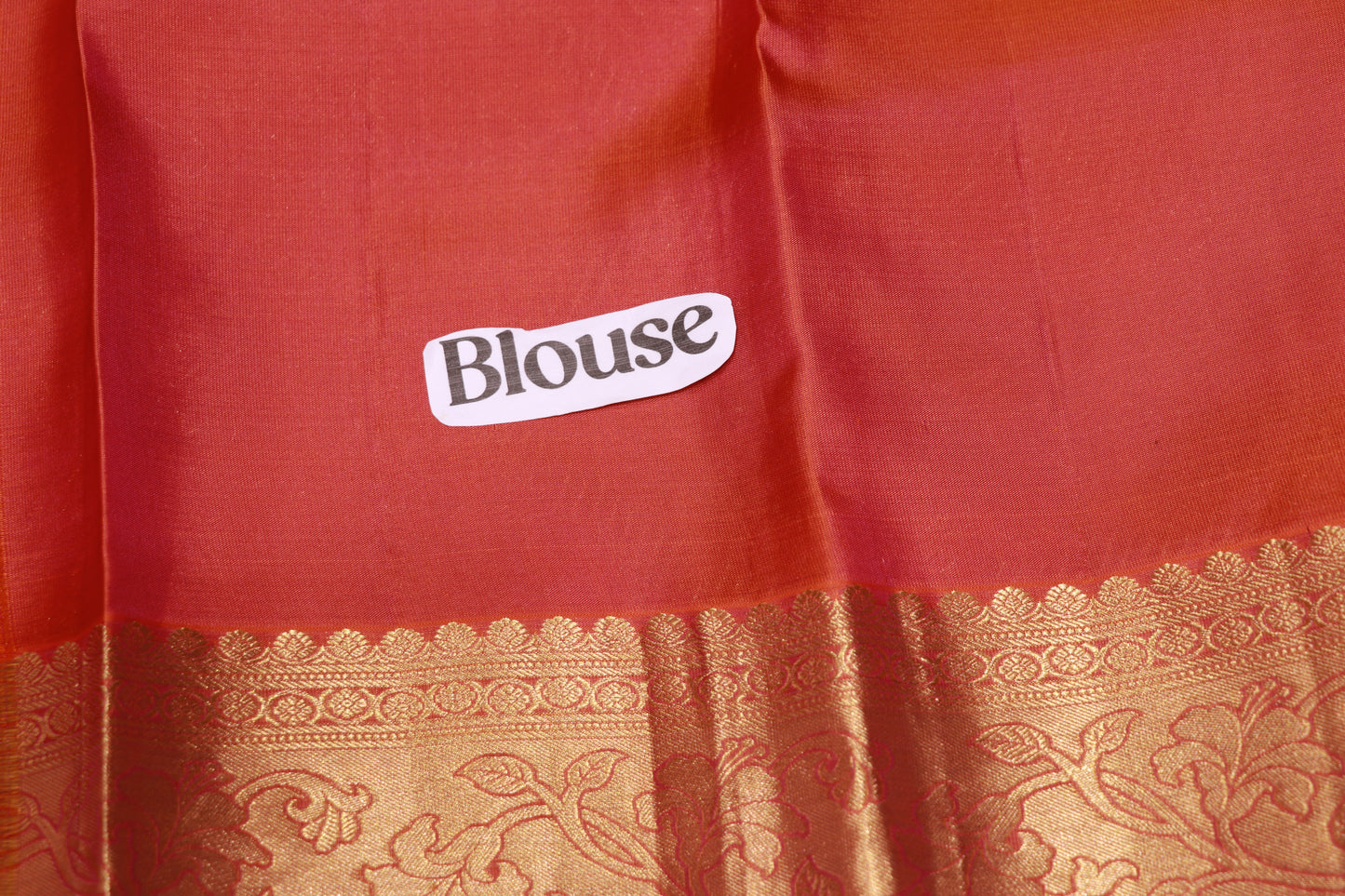 Pure Silk  saree Violet  with  Red  Colour