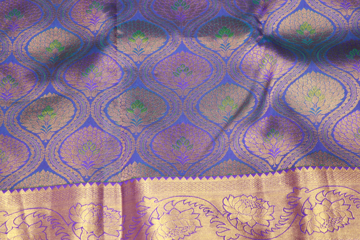 Pure Silk saree violet  Colour