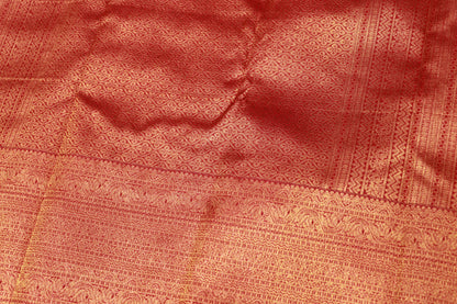 Pure Silk saree Green  With  pink  Colour