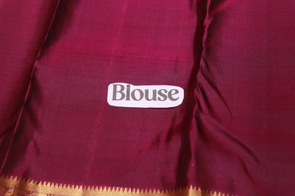 Pure Silk saree Blue Colour