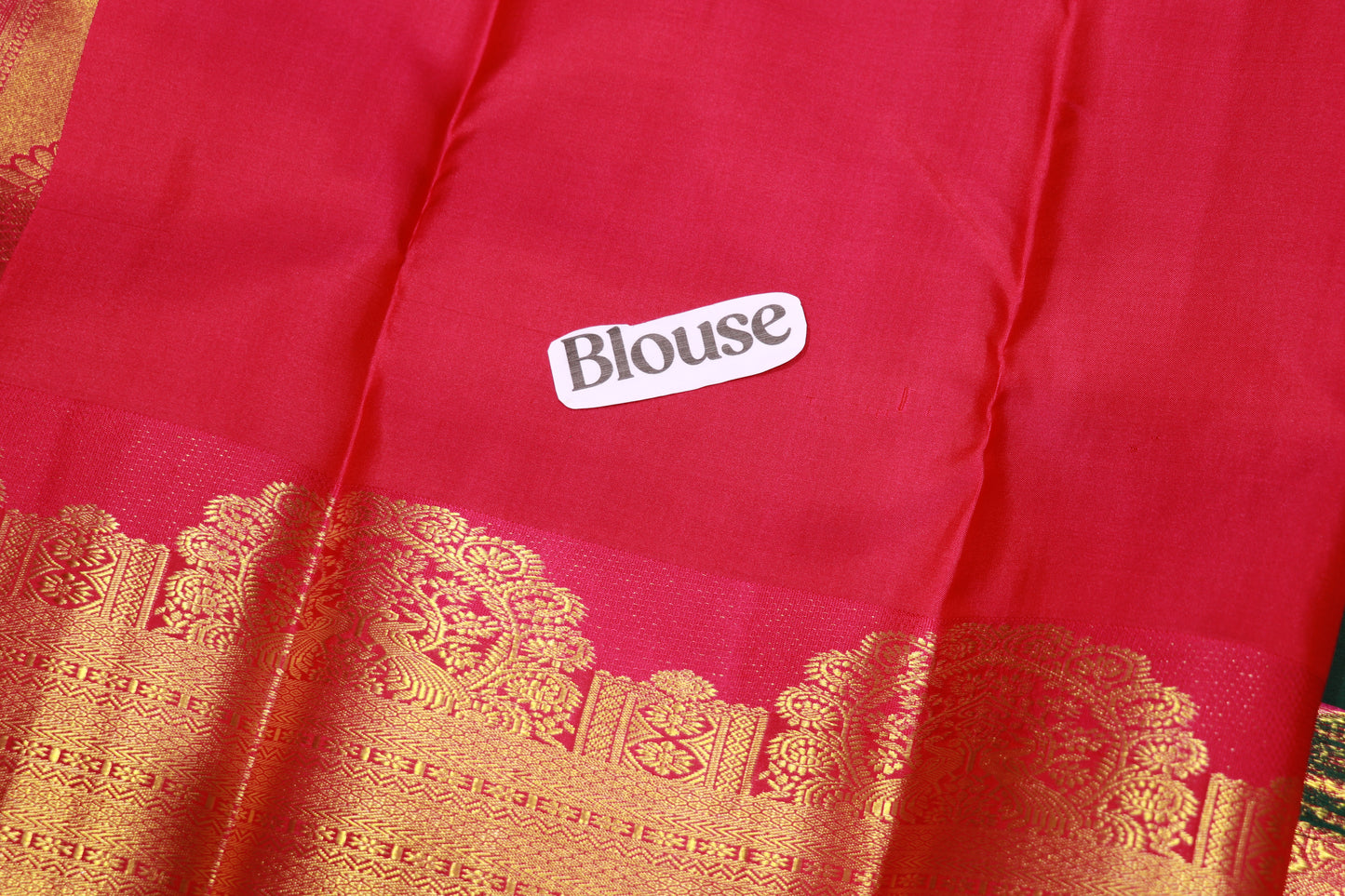 Pure Silk saree Green With  Pink Colour