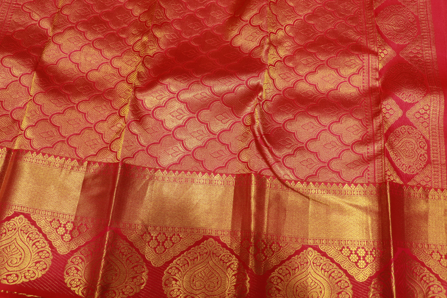 Pure Silk saree Pink  Colour