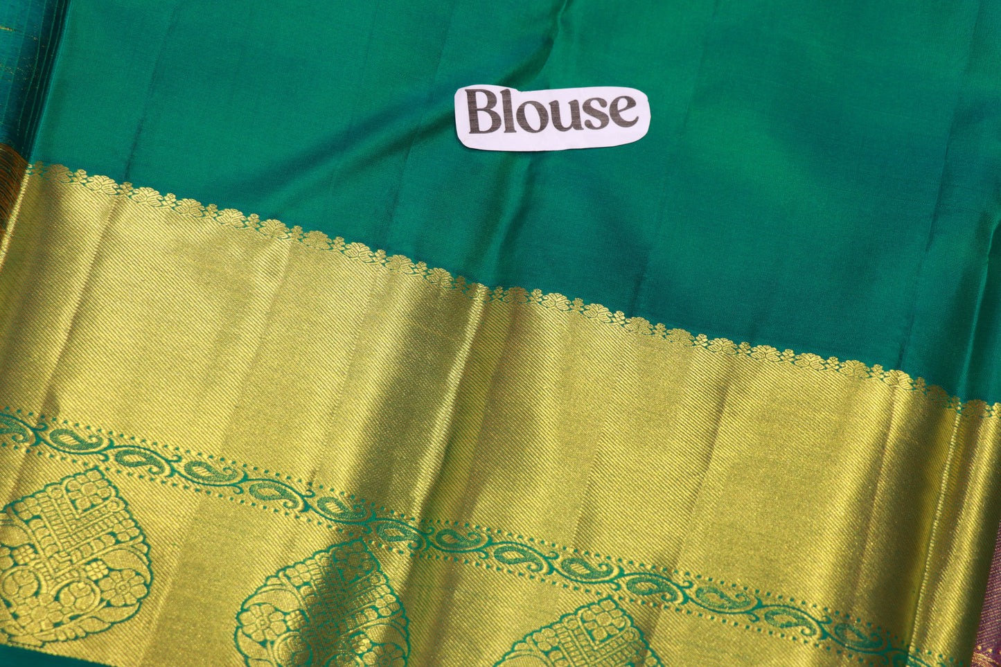 Pure  Silk Saree  Orange  With  Green Colour