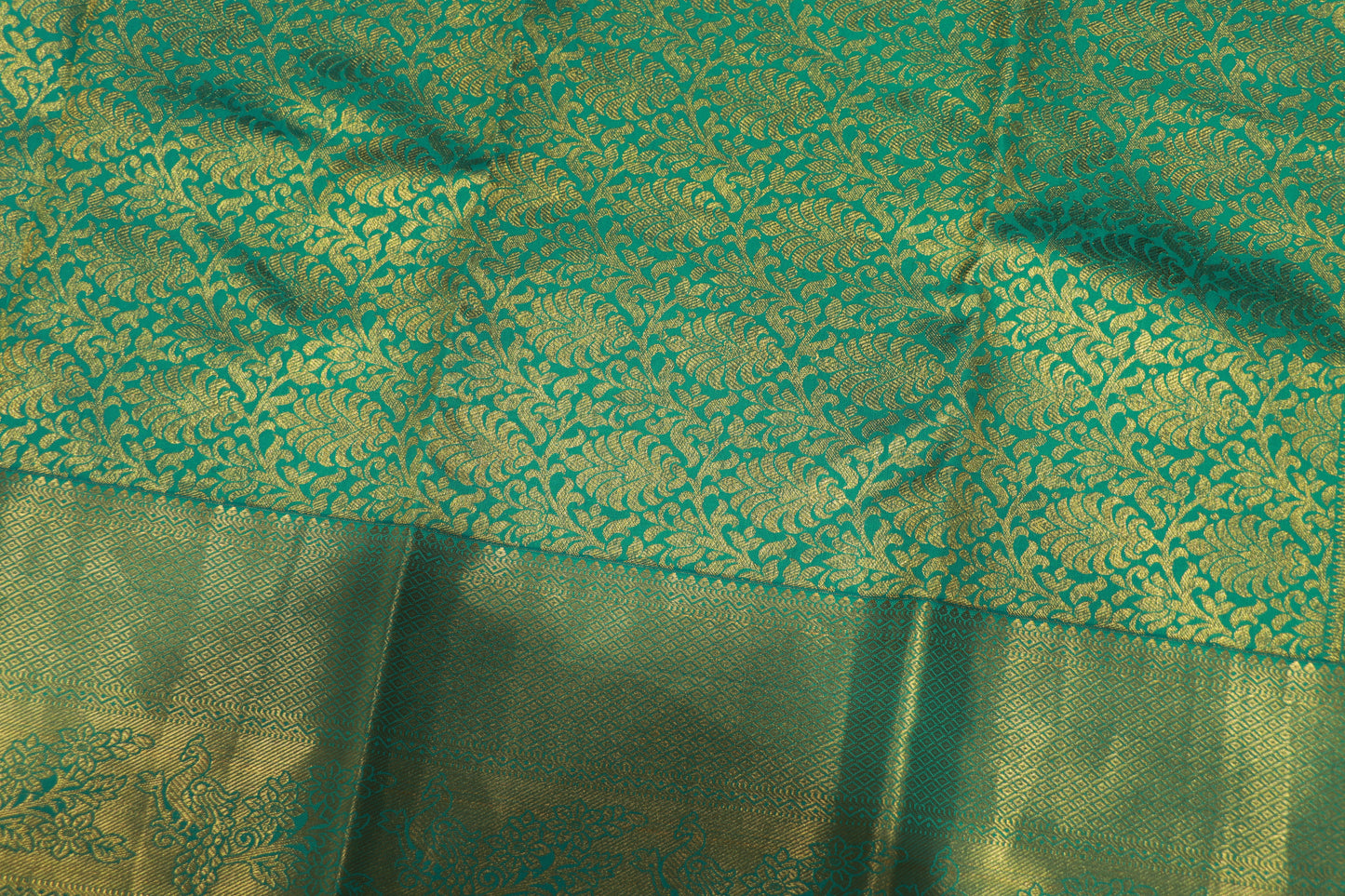 Pure  Silk Saree  Ramar Blue Colour