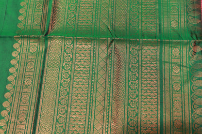Pure Silk saree  Pink with Green Colour