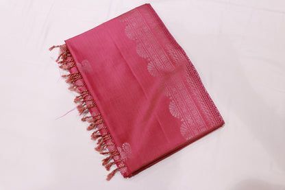 Pure Silk saree  Pink Saree