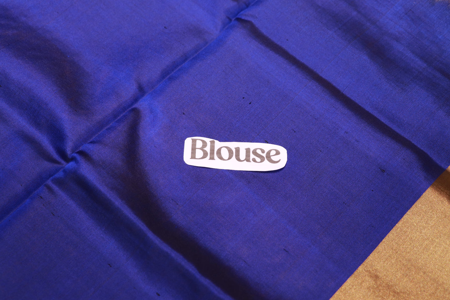 Pure Silk saree  Yellow with Blue colour