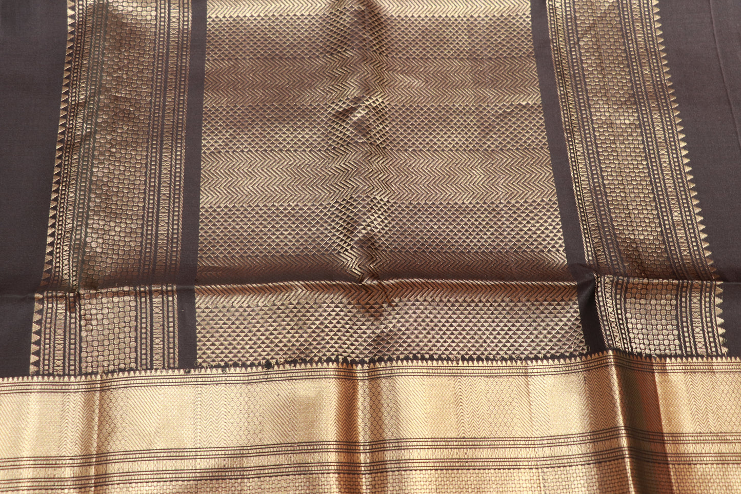 Pure Silk saree  Black Colour