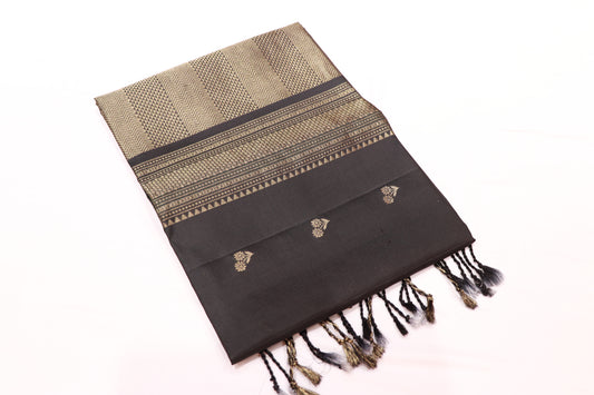 Pure Silk saree  Black Colour