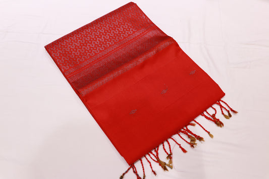 Pure Silk saree  Red Colour
